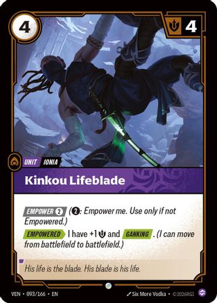 Kinkou Lifeblade (093/166) - VEN - Common