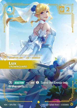 Lux - Crownguard (SP6/006) - VEN - Showcase - Foil