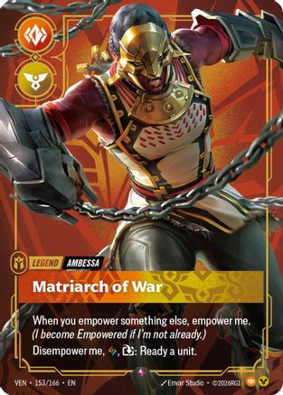 Ambessa - Matriarch of War (153/166) - VEN - Rare - Foil