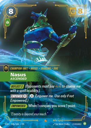 Nasus - Ascended (046/166) - VEN - Epic - Foil