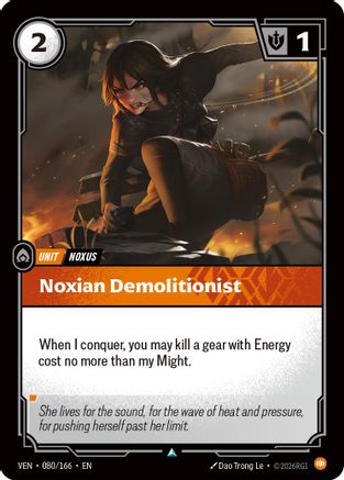 Noxian Demolitionist (080/166) - VEN - Uncommon