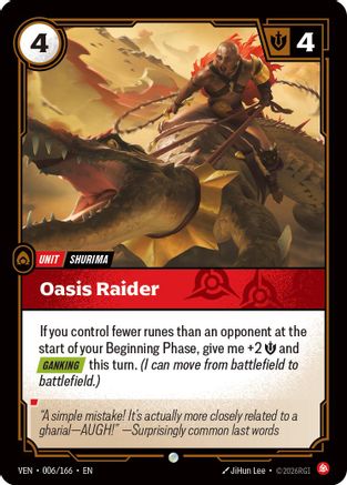 Oasis Raider (006/166) - VEN - Common