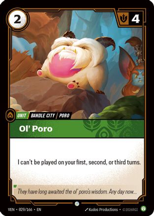 Ol' Poro (029/166) - VEN - Common - Foil