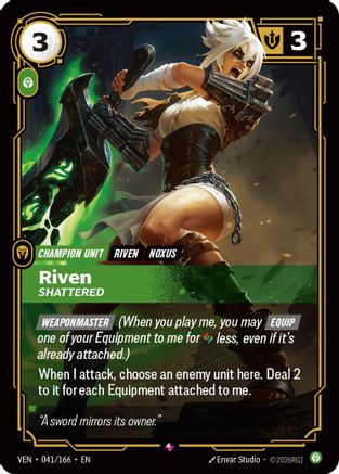 Riven - Shattered (041/166) - VEN - Rare - Foil