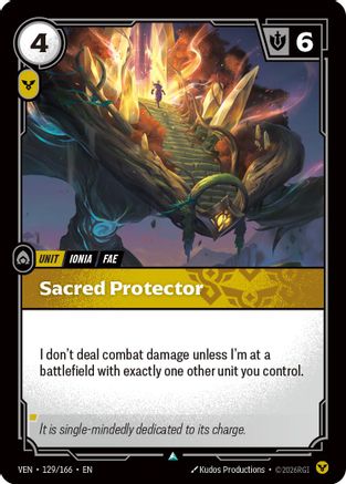 Sacred Protector (129/166) - VEN - Uncommon