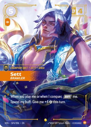 Sett - Brawler (SP4/006) - VEN - Showcase - Foil