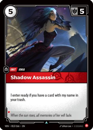 Shadow Assassin (013/166) - VEN - Uncommon - Foil