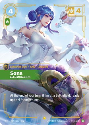 Sona - Harmonious (SP2/006) - VEN - Showcase - Foil