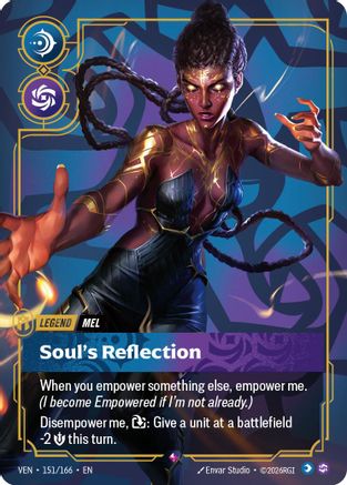 Mel - Soul's Reflection (151/166) - VEN - Rare - Foil