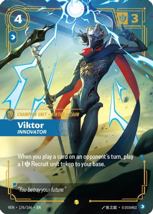 Viktor - Innovator (Overnumbered) (176/166) - VEN - Showcase - Foil