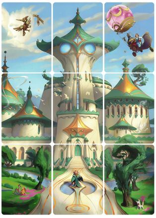 Archazia's Island Puzzle Insert (Set of 9) (Version 1 of 2)  - AI - None