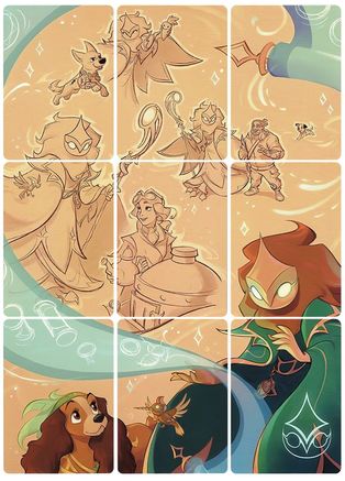 Archazia's Island Puzzle Insert (Set of 9) (Version 2 of 2)  - AI - None