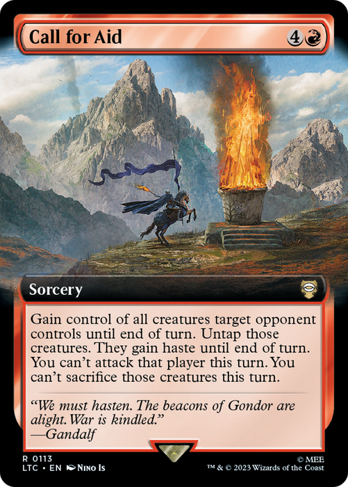 Call for Aid (LTC-113) - rare: (Extended Art)