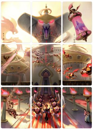 Reign of Jafar Puzzle Insert (Set of 9) (Version 1 of 2)  - ROJ - None