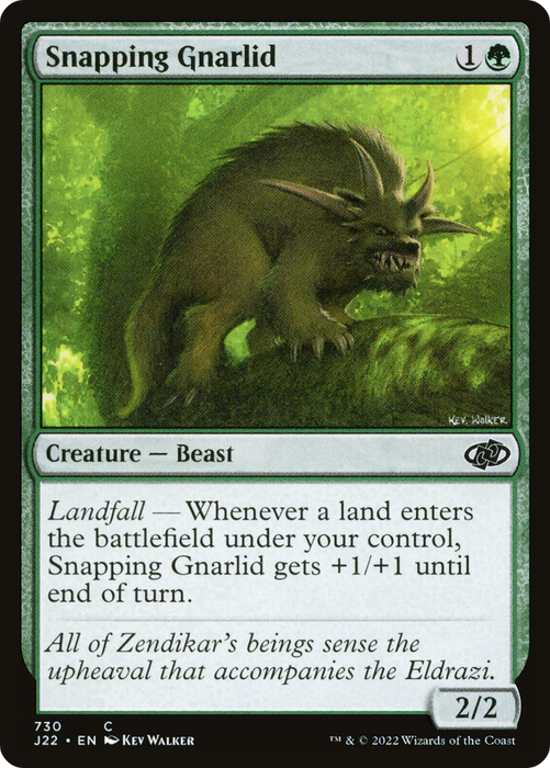 Snapping Gnarlid (J22-730) - common