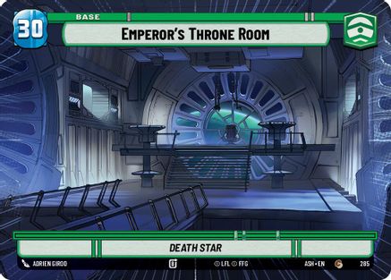 Emperor's Throne Room // Mandalorian (Hyperspace) VF(285 // T04) - AOTE - Common