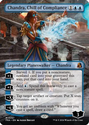 Chandra, Chill of Compliance (Borderless) (FRA-297) - mythic