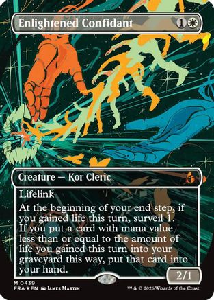 Enlightened Confidant (Borderless) (0439) (FRA-439) - mythic - Foil