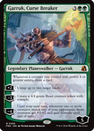 Garruk, Curse Breaker (FRA-259) - mythic