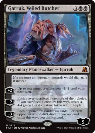 Garruk, Veiled Butcher (FRA-229) - mythic