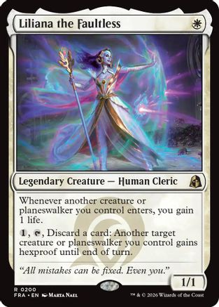 Liliana the Faultless (FRA-200) - rare
