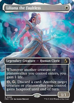 Liliana the Faultless (Borderless) (FRA-293) - rare - Foil
