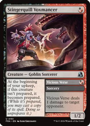 Stingerquill Voxmancer (FRA-151) - uncommon - Foil