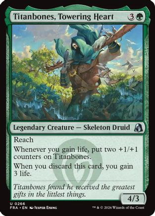 Titanbones, Towering Heart (FRA-266) - uncommon - Foil