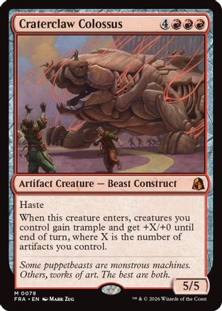 Craterclaw Colossus (FRA-078) - mythic - Foil