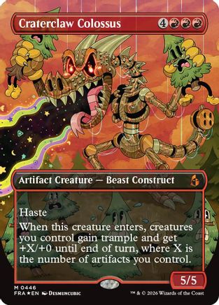 Craterclaw Colossus (Borderless) (0446) (FRA-446) - mythic - Foil