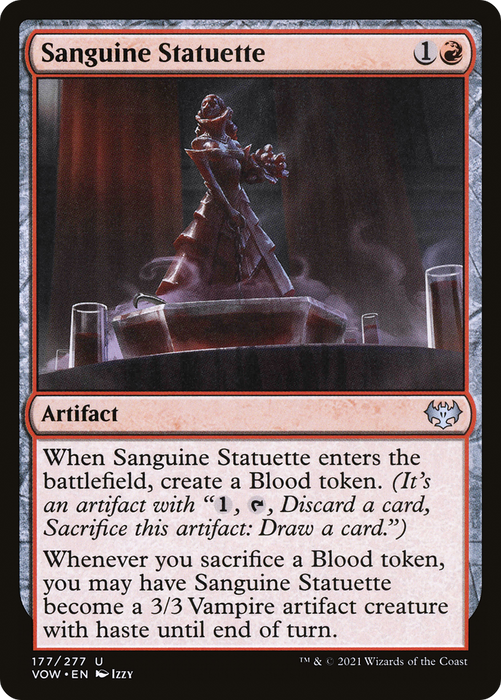Sanguine Statuette (VOW-177) - uncommon - Foil