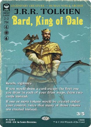 Bard, King of Dale (Borderless) (HOB-244) - mythic
