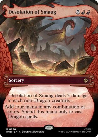 Desolation of Smaug (Showcase) (HOB-226) - rare - Foil