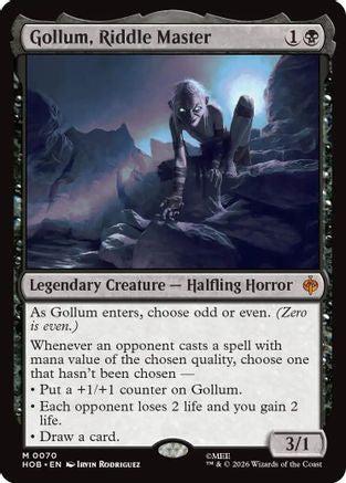 Gollum, Riddle Master (HOB-070) - mythic
