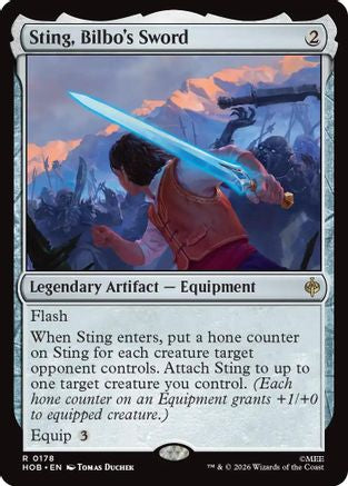 Sting, Bilbo's Sword (HOB-178) - rare - Foil