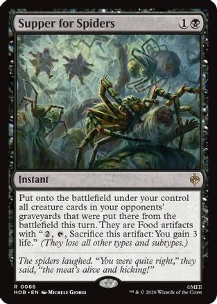Supper for Spiders (HOB-086) - rare - Foil