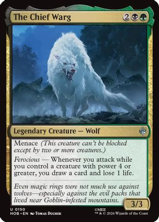 The Chief Warg (HOB-150) - uncommon - Foil