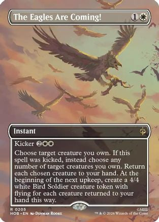 The Eagles Are Coming! (Borderless) (HOB-205) - rare - Foil