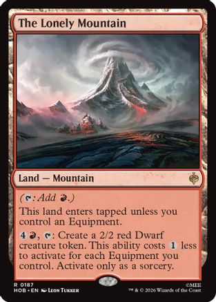 The Lonely Mountain (HOB-187) - rare - Foil
