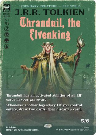 Thranduil, the Elvenking (Borderless) (HOB-246) - rare - Foil