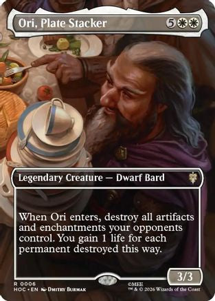 Ori, Plate Stacker (Borderless) (HOC-006) - rare - Foil