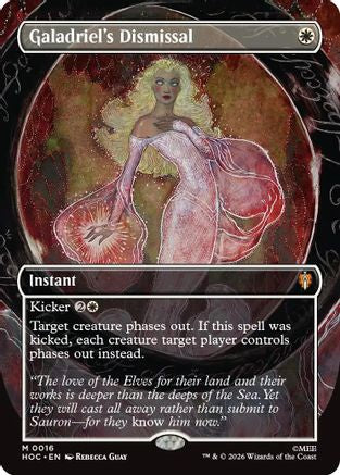 Galadriel's Dismissal (Borderless) (HOC-016) - rare