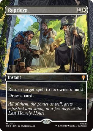 Reprieve (Borderless) (HOC-017) - mythic - Foil