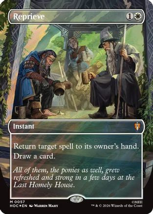 Reprieve (Borderless) (Surge Foil) (HOC-057) - mythic - Foil