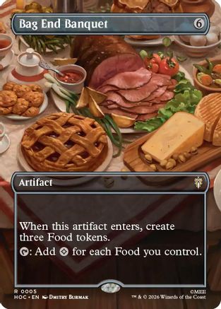 Bag End Banquet (Borderless) (HOC-005) - rare
