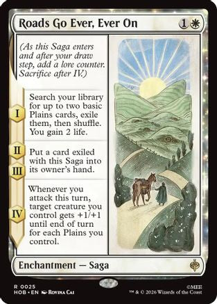 Roads Go Ever, Ever On (HOB-025) - rare - Foil