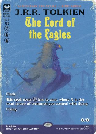 The Lord of the Eagles (Borderless) (HOB-240) - rare - Foil