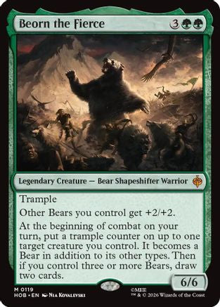 Beorn the Fierce (HOB-119) - mythic