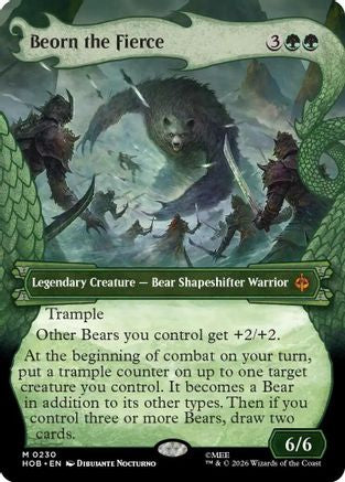 Beorn the Fierce (Showcase) (HOB-230) - mythic - Foil