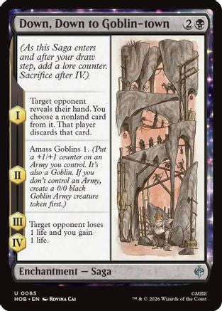 Down, Down to Goblin-town (HOB-065) - uncommon - Foil